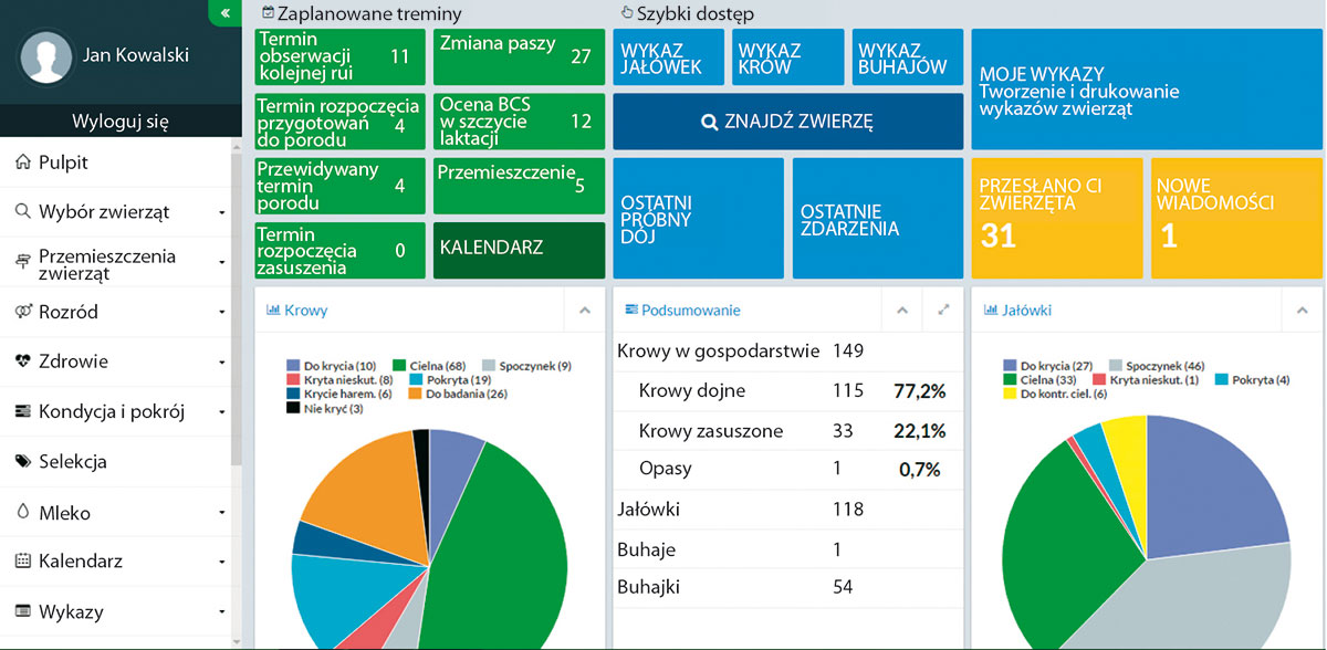 Stado Online Moduł Bazowy Holstein