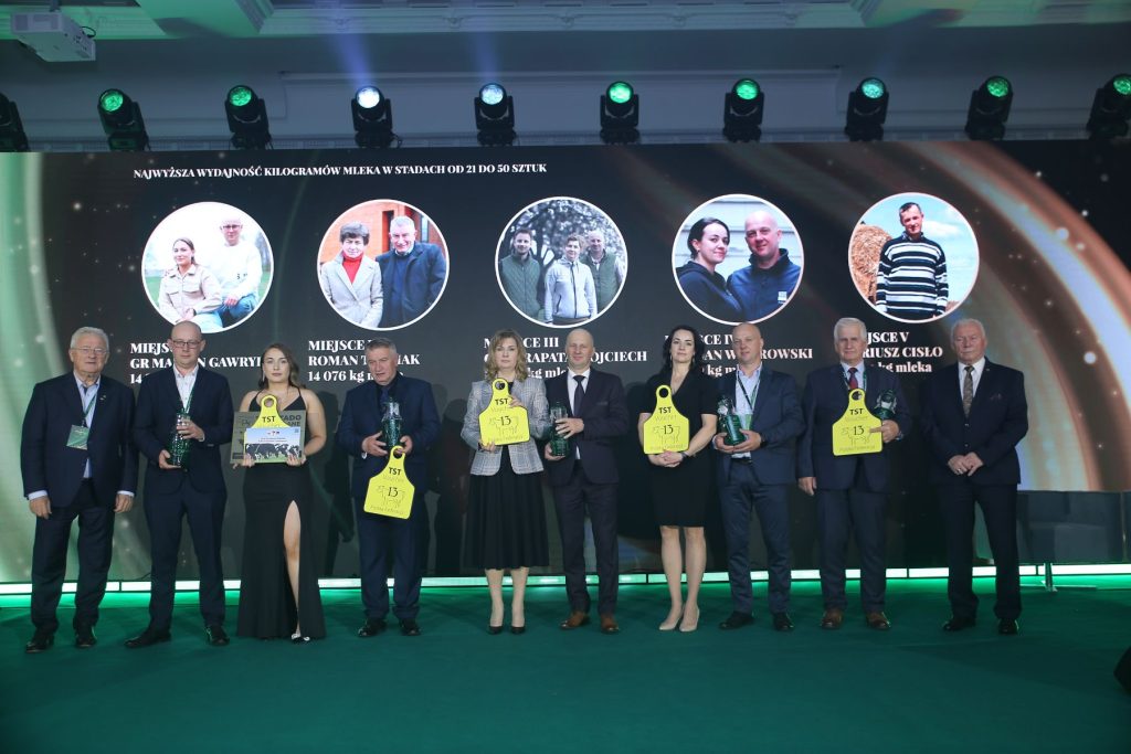 Mleczna Gala, najlepsze wydajności mleczne w stadach 21-50 krów